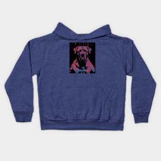 Boxer Dog Mural Graphic Painting Kids Hoodie